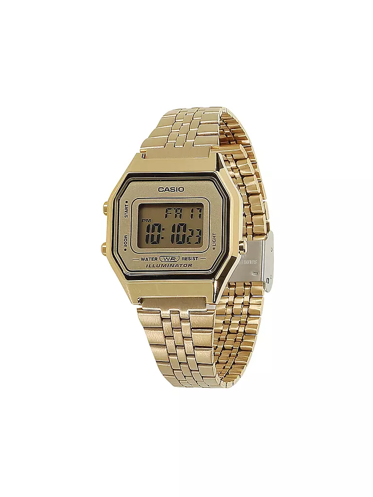 CASIO Uhr VINTAGE LA680WEGA 9ER gold